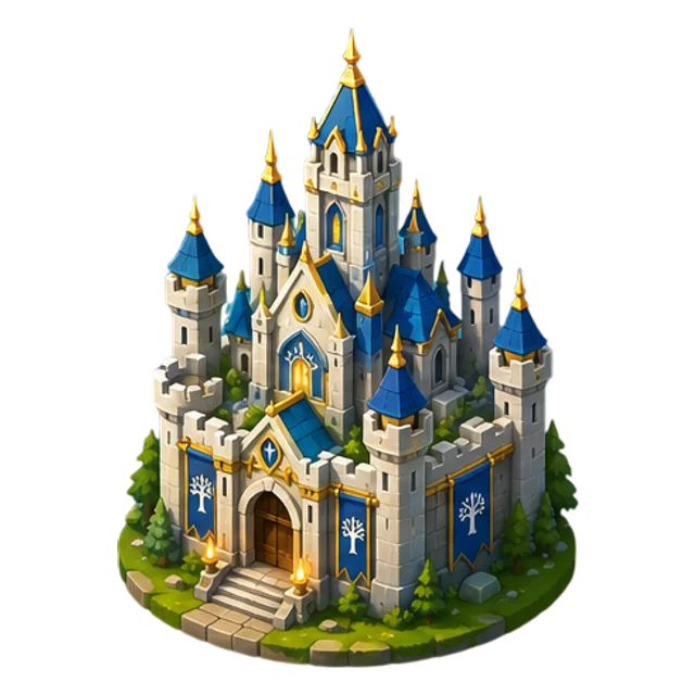 A grand realm castle